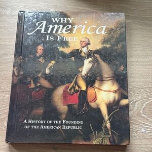 Why America Is Free Hardcover History Book - Red & Brown Cover